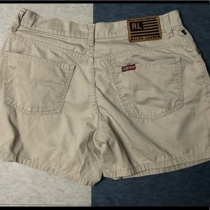 Womens Polo Ralph Lauren Shorts Khaki